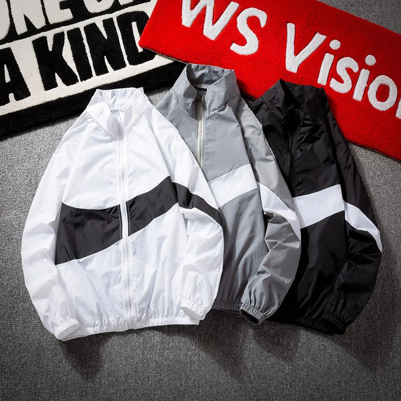 MANVALUE Лето Рашгард тонкий лоскутный солнцезащитный крем для мужчин и женщин