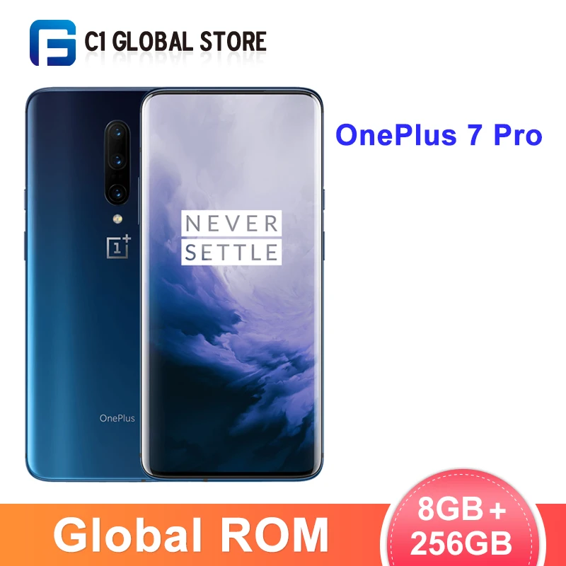 Oneplus 7 Pro смартфон с 5 5-дюймовым дисплеем ОЗУ 8 Гб ПЗУ 256 ГБ 4000 мАч | Мобильные