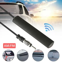 car radio stereo hidden antenna fm am signal amplifier amp with 3 meter cable adhesive for car truck motorcycle marine boat