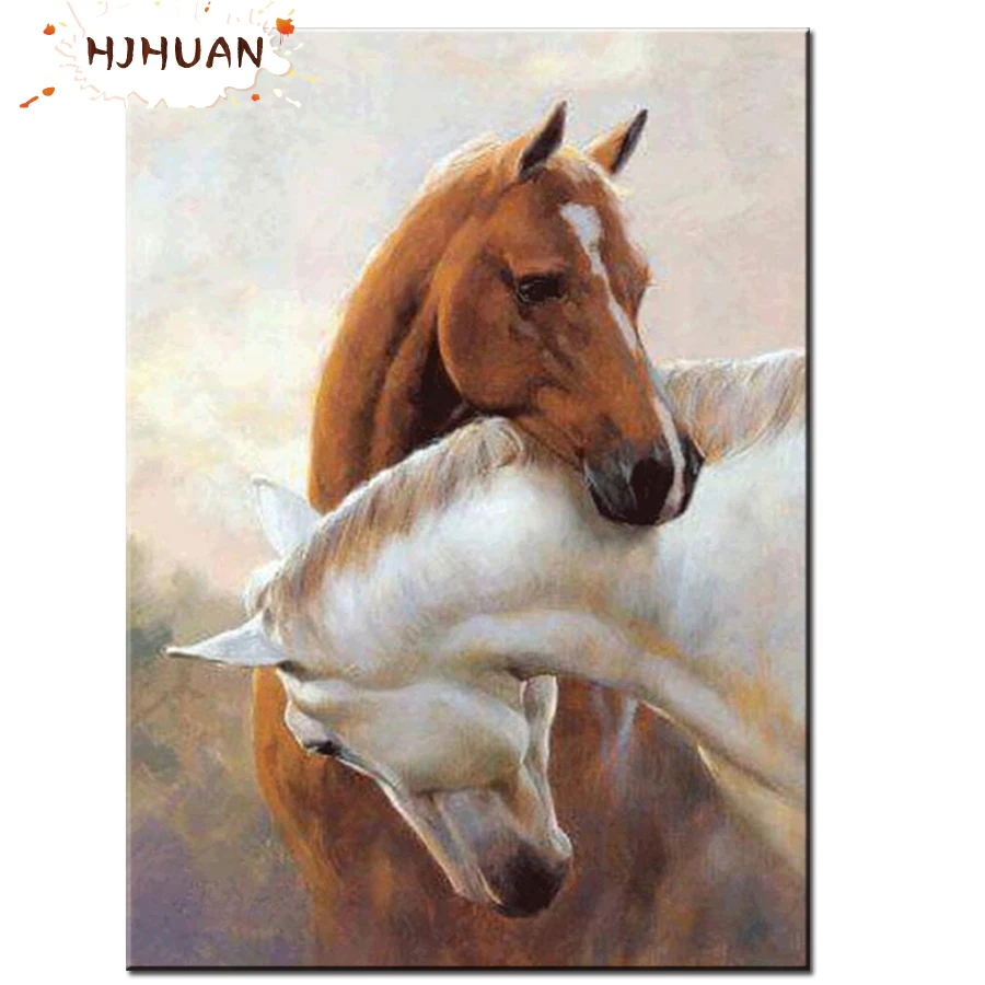 

5D DIY Animal art, horse Diamond Painting Cross Stitch Kit Full Drill Embroidery Mosaic Picture Of Rhinestones Gift Home Decor