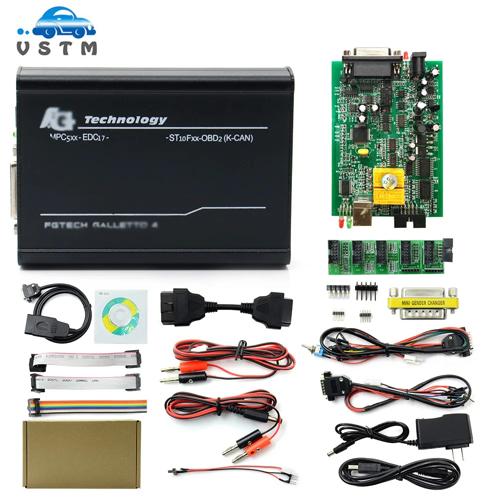 2021 EU 0475 Fgtech Galletto 4 Master V54 ECU Программатор добавьте функция BDM/OBD K CAN Fg Tech активация не