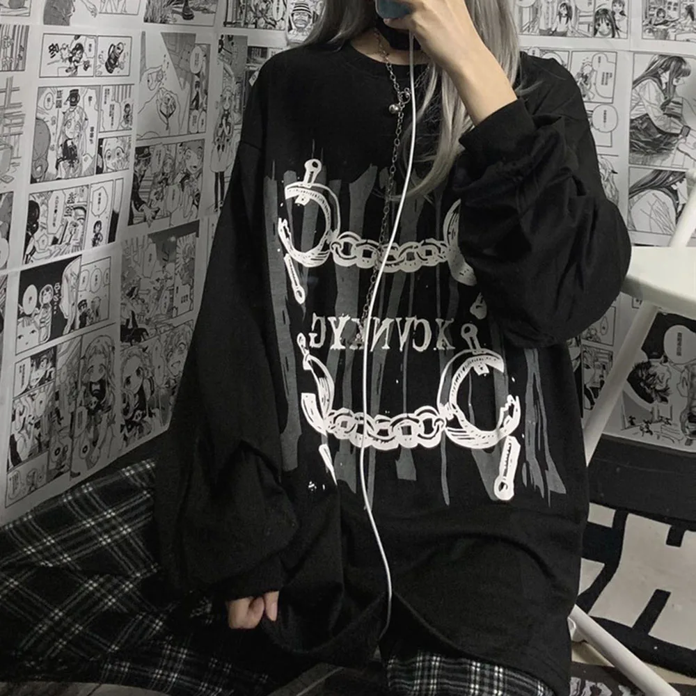 Женская толстовка с длинным рукавом однотонная Повседневная Толстовка круглым