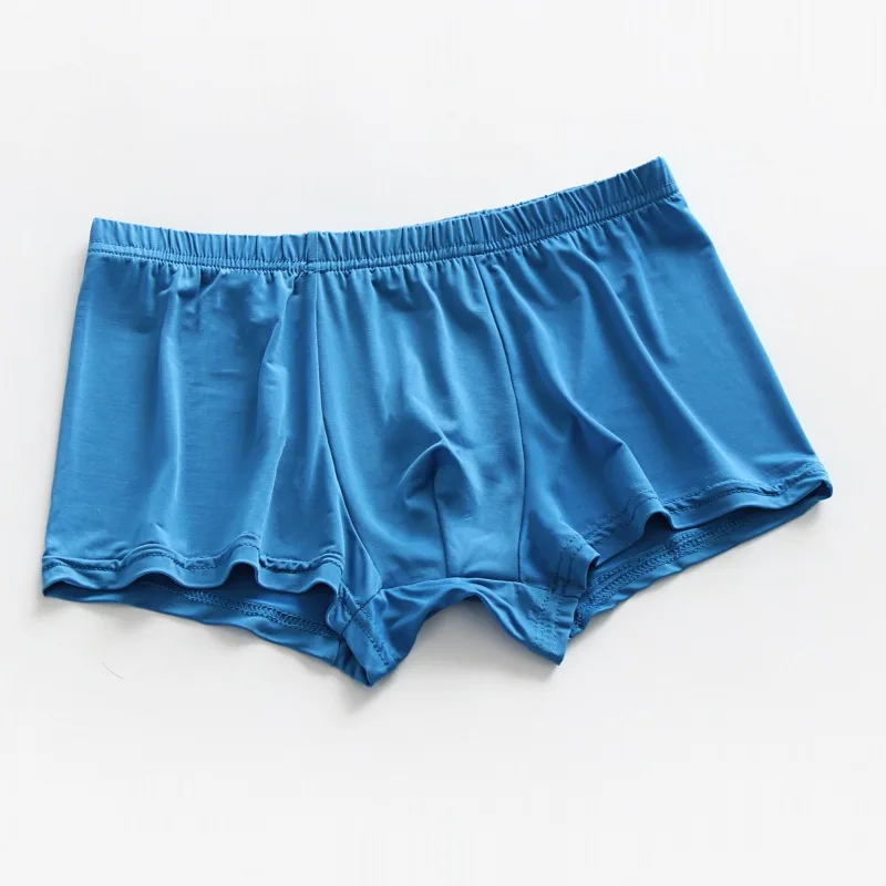 3 шт./лот плюс размер мужское нижнее белье из ледяного шелка крутые боксеры