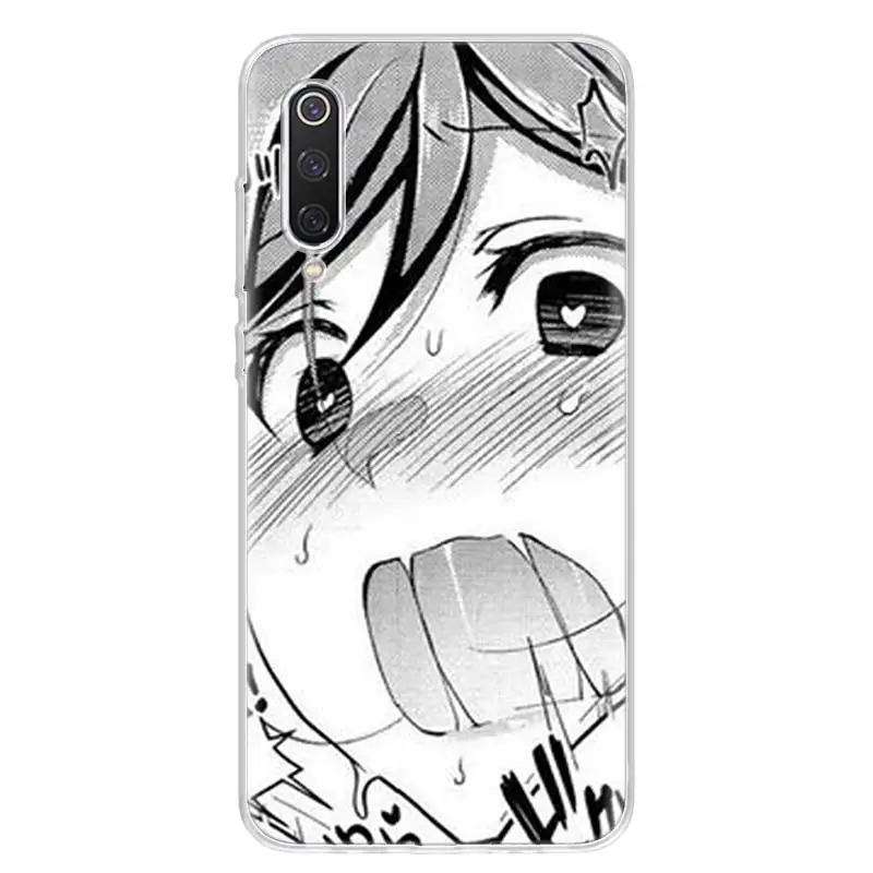 hot anime girl manga cute faces phone case cover for xiaomi note 10 mi 11 10 9 8 cc9 5x 6x x3 nfc f1 f2 pro lite a1 a2 a3 soft free global shipping