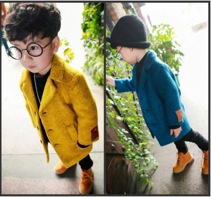 Новинка 2020 года Сезон осень-зима Детские пальто для маленьких мальчиков