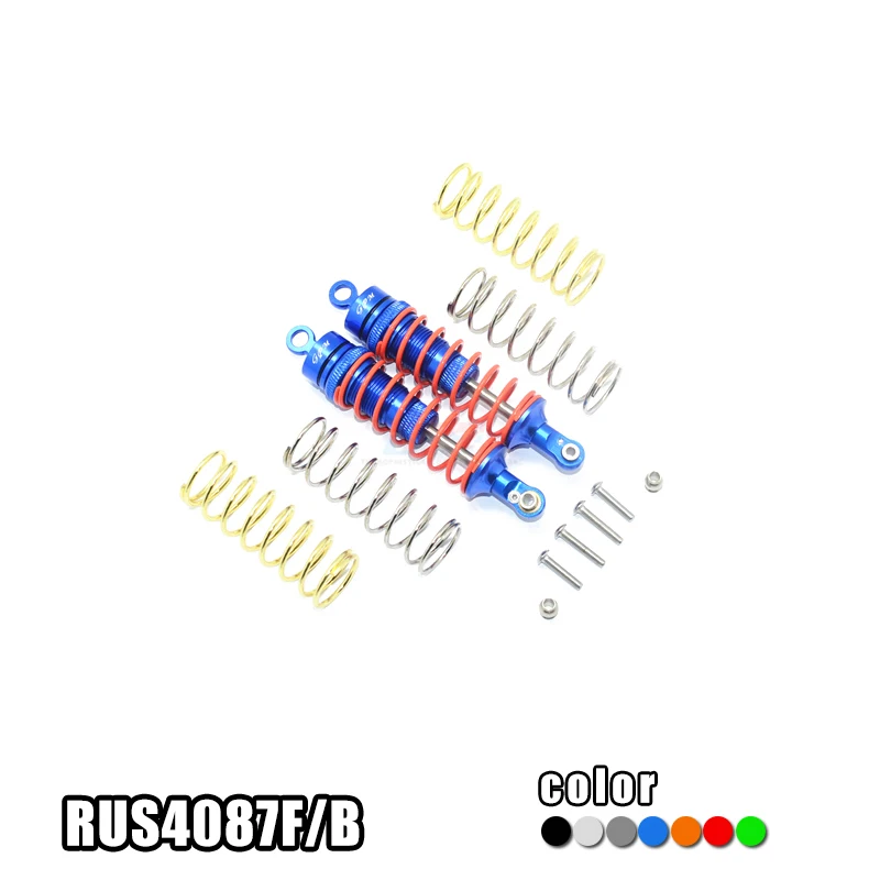 GPM алюминиевые передние регулируемые удары 87 мм для TRAXXAS SLASH 4X4 LOW CG 68086 21 RC