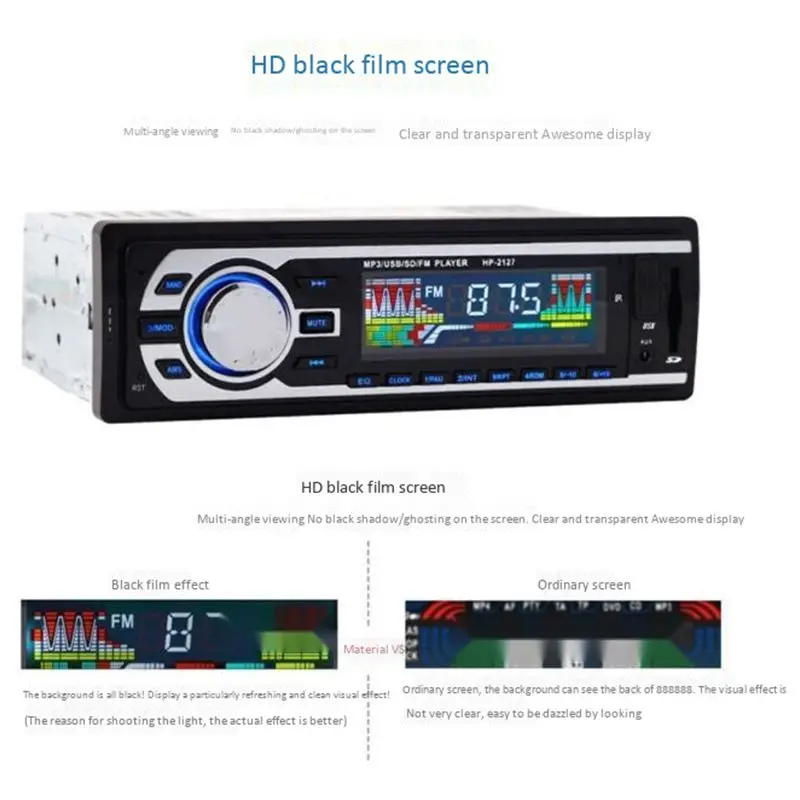 

New 24V Car Stereo Fm Radio Mp3 Audio Player Support Bluetooth Phone With Usb/Sd Mmc Port Car Electronics In-Dash 1 Din