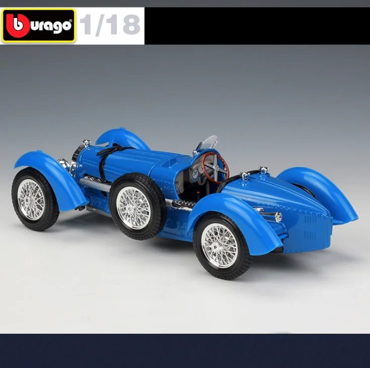 Модель автомобиля Maisto Bburago 1:18 1934 Bugatti Тип 59 Классическая Ретро модель из сплава