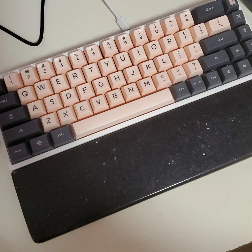 Natural Marble Material Hand Wrist Rest Pad For Capacitance Mechanical Keyboard 60 68 87 96 980 104 Black Starry Tray | Компьютеры и