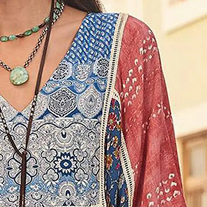 Bohoartist Для женщин платья в стиле бохо женские Племенной этнический Стиль платье