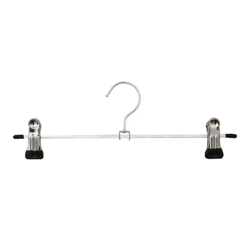 

15 Pack Metal Pants Skirt Hangers with Clips G5GB