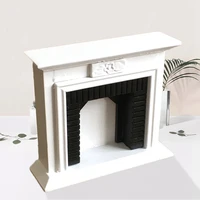 112 mini white fireplace furniture toys dollhouse accessories miniature fireplace ornament for doll house toys chirldren gift