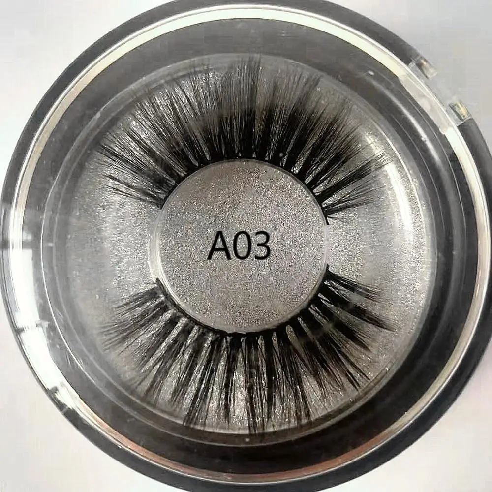 

Real 3D Soft Long Natural Eye Lashes Makeup Thick False Eyelash Extension #A03
