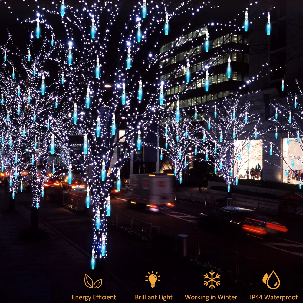 Светильник водонепроницаемые трубки для метеоритного дождя