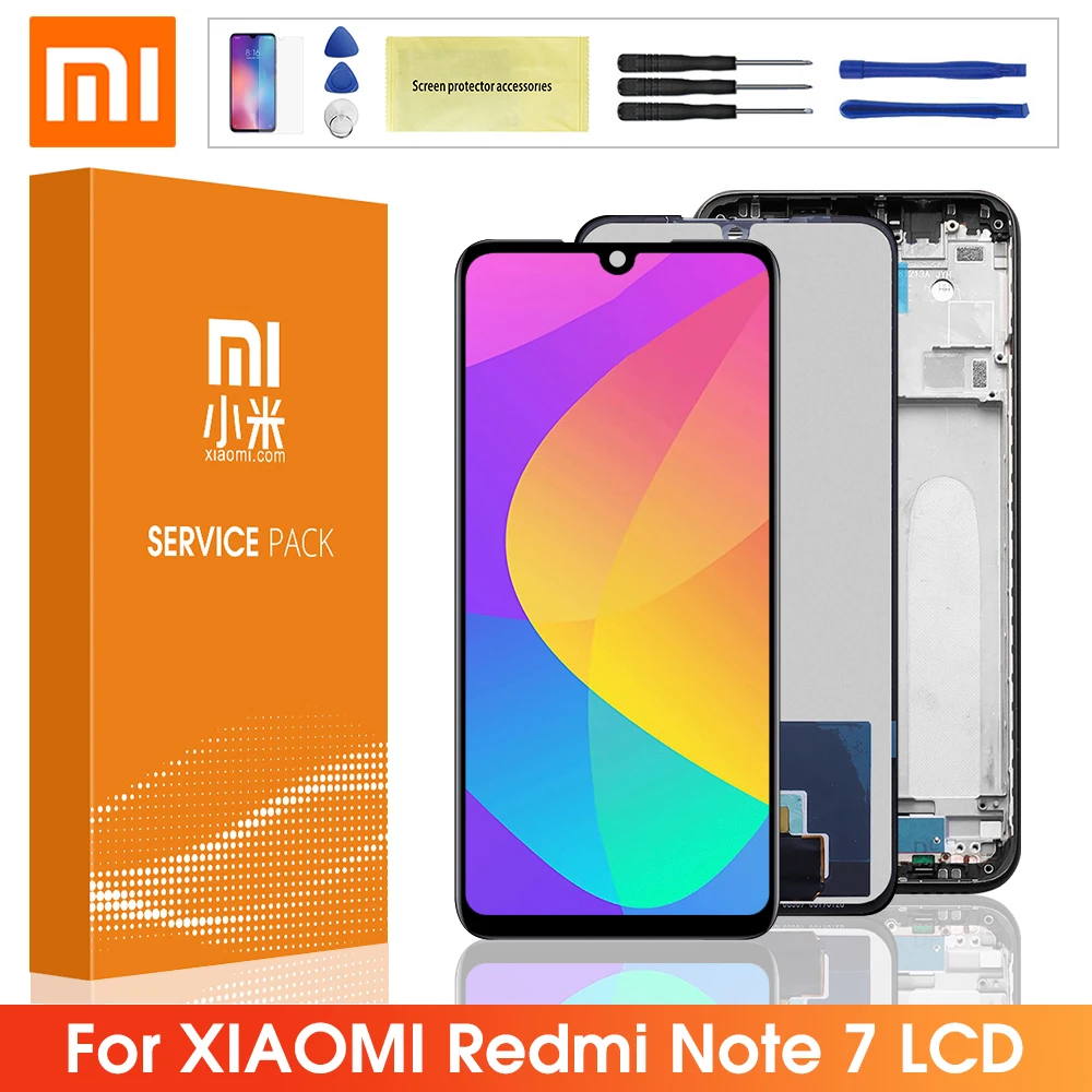 Оригинальный 6 3 ''ЖК экран для Xiaomi Redmi Note 7 ЖК дисплей с корпусом Замена Pro