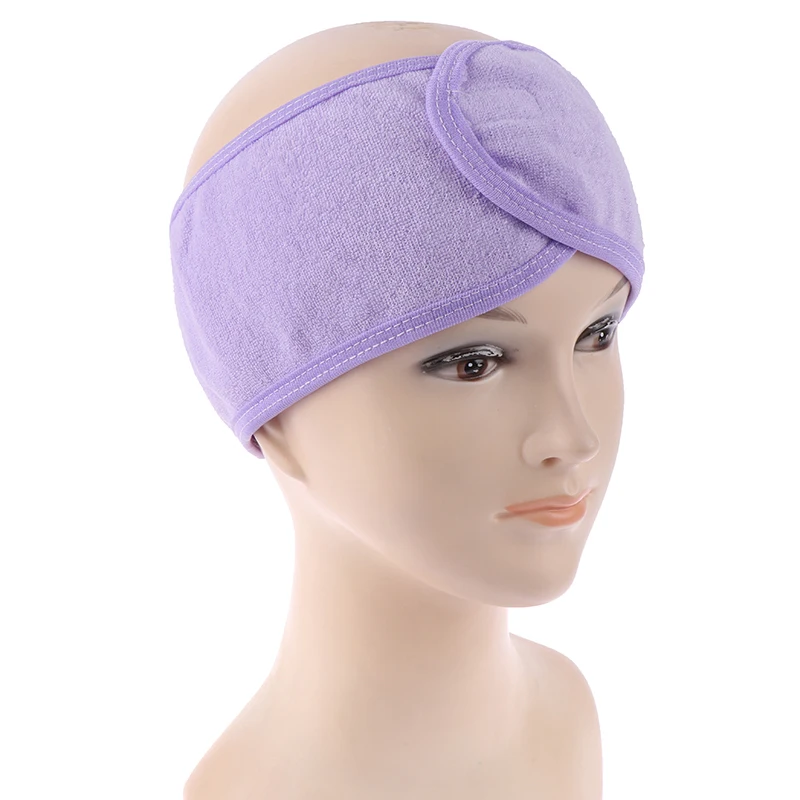 

wholesale grafting eyelash turban beauty wash makeup scarf Turban Soft Toweling SPA Salon Accessories Make Up Tiara Headbands