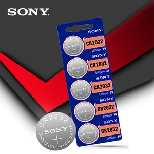 5 шт. SONY CR2032 CR 2032 DL2032 ECR2032 BR2032 3 В литиевая батарея для часов игрушечный калькулятор автомобильный пульт дистанционного управления кнопочная Монетка