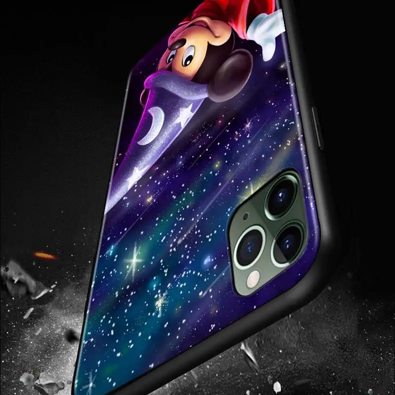 

Soft TPU Cover Disney Fantasia 2000 for iPhone 12 11 SE XS XR X 7 8 6 5 S mini Plus Pro MAX 2020 Black Phone Case