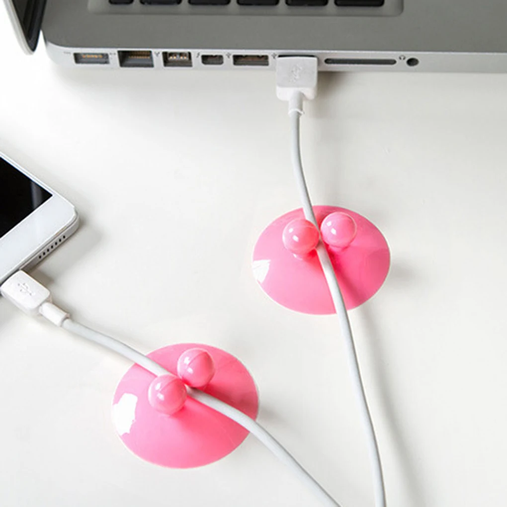 

4pcs Multifunctional PVC Material Bathroom Kithen Vacuum Sucker Hook Wall Hanger Strong Suction Force