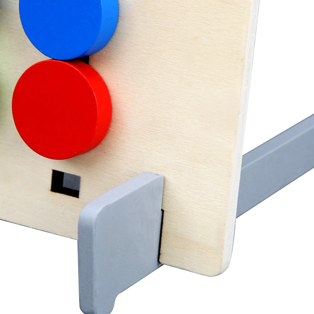 Двухсторонняя Четырехцветная деревянная головоломка Монтессори детские