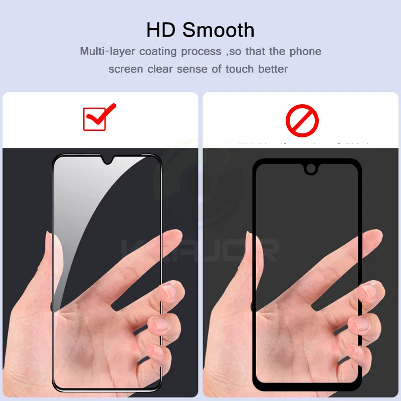 Keajor закаленное стекло для Xiaomi Redmi Note 8 Pro glass Flim против царапин полное покрытие Защитная пленка для экрана для Redmi note 8