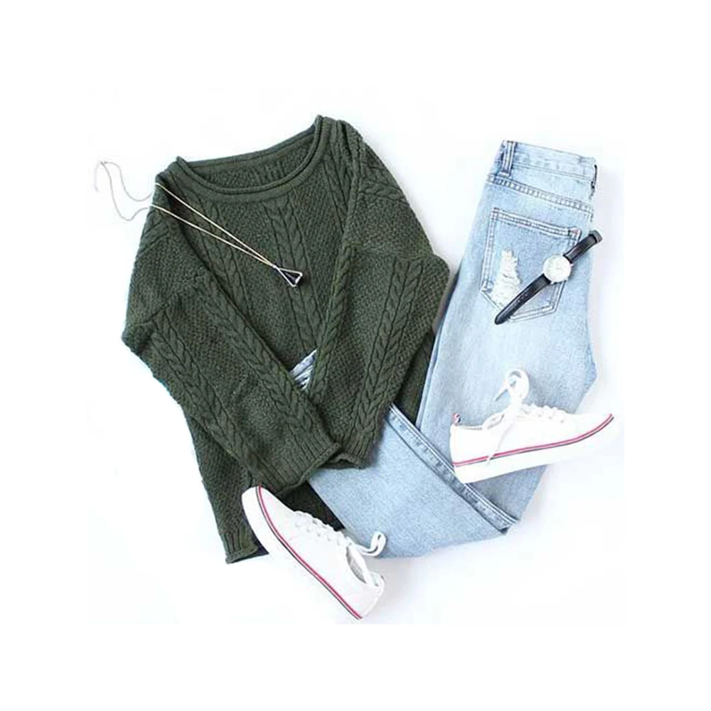 

Новинка осени, искусственный пуловер, вязаный свитер, пальто