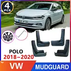 Автомобильная шина, брызговик, грязеотталкивающий клапан для Volkswagen VW Polo MK6 AW 2018 2019 2020 Брызговики автомобильные, брызговики, автомобильные аксессуары, наклейки