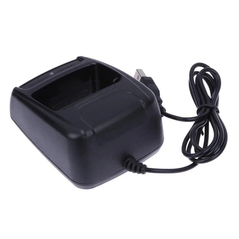 

Wired Charger Li-ion Two-Way USB Port For Baofeng BF- 888S Retevis H777 Black Walkie-Talkie Durable New