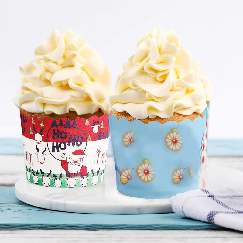 Круглая Бумажная чашка для выпечки тортов форма неприлипающая коробка бумажный