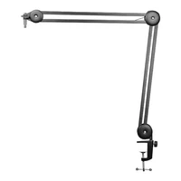 microphone arm stand heavy adjustable suspension scissor built in spring mic stand
