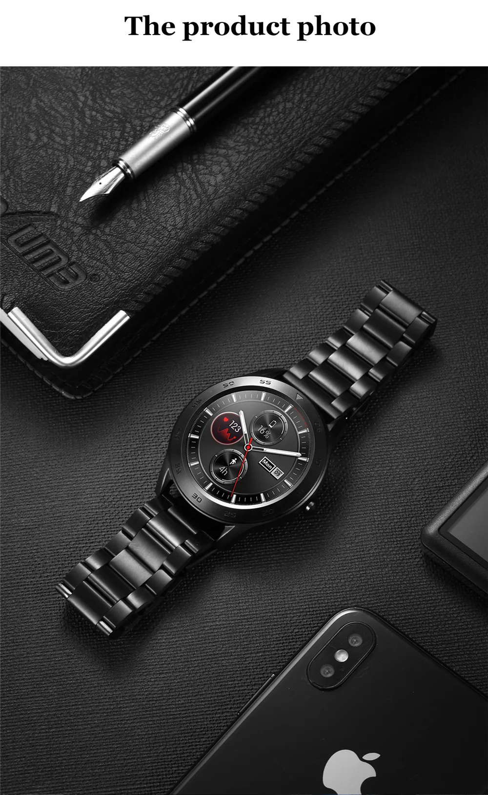 Greentiger DT98 Смарт часы для мужчин ЭКГ+ PPG HRV монитор сердечного ритма секундомер Bluetooth Вызов IP68 Водонепроницаемый Smartwatch VS B57 F8 L7