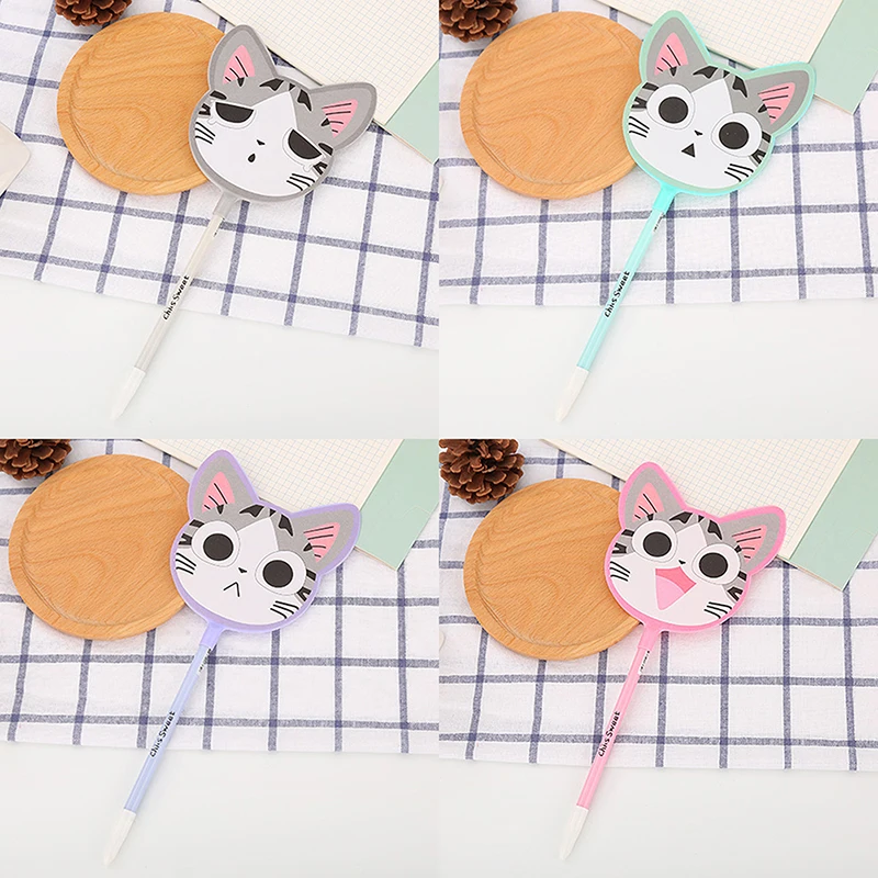 4 шт. креативные Мультяшные сырные кошачьи веерообразные чернила для гелевой