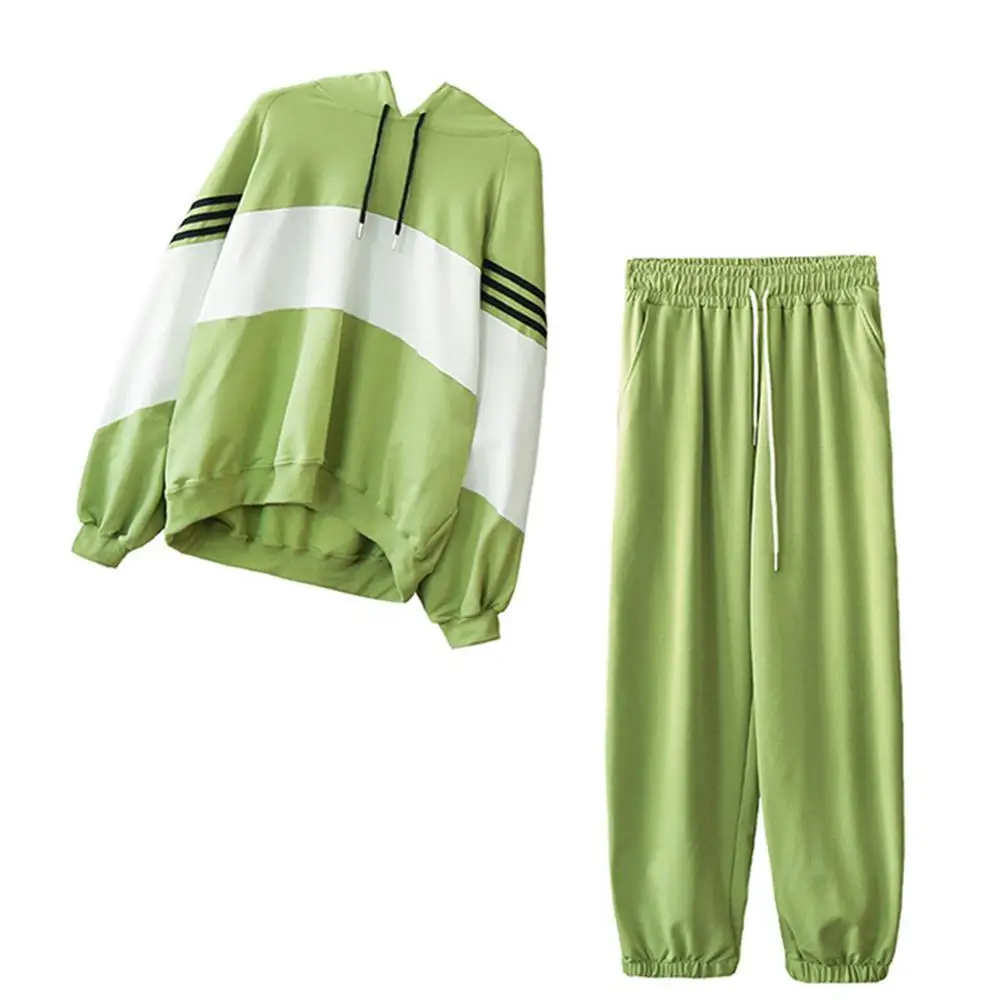 DSstyles Модный женский спортивный костюм Женская Осенняя одежда из двух предметов