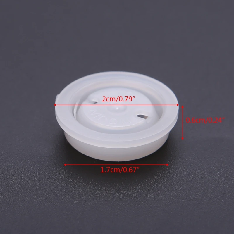 

10pcs One-way Degassing PE Valve With Filter Exhaust Ventilation Vent Coffee Bag