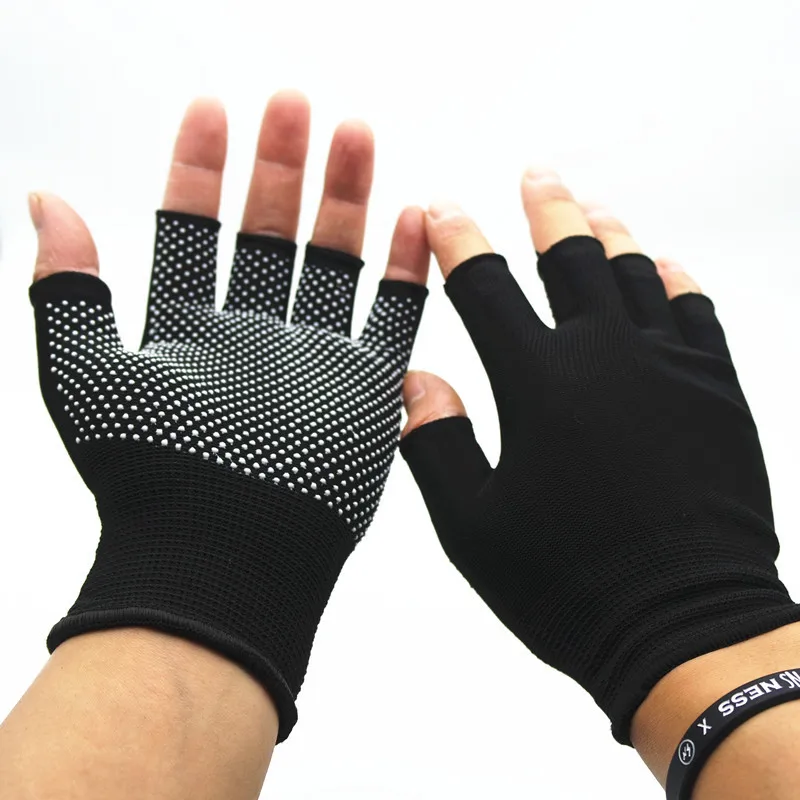 

Cycling Non-slip Anti-sweat Men's and Women's Half-finger Gloves Breathable Shockproof Sports Gloves Bicycle Gloves 2 Pairs