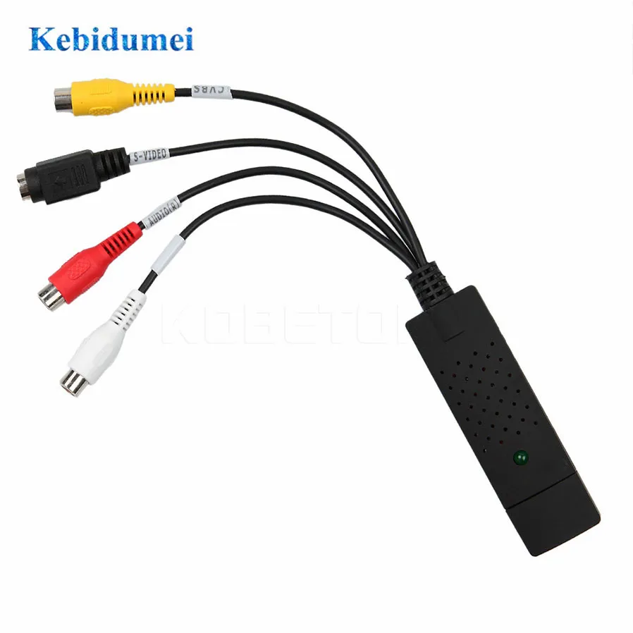 USB 2 0 простая в использовании крышка ture 4 канала видео ТВ DVD VHS аудио адаптер карта