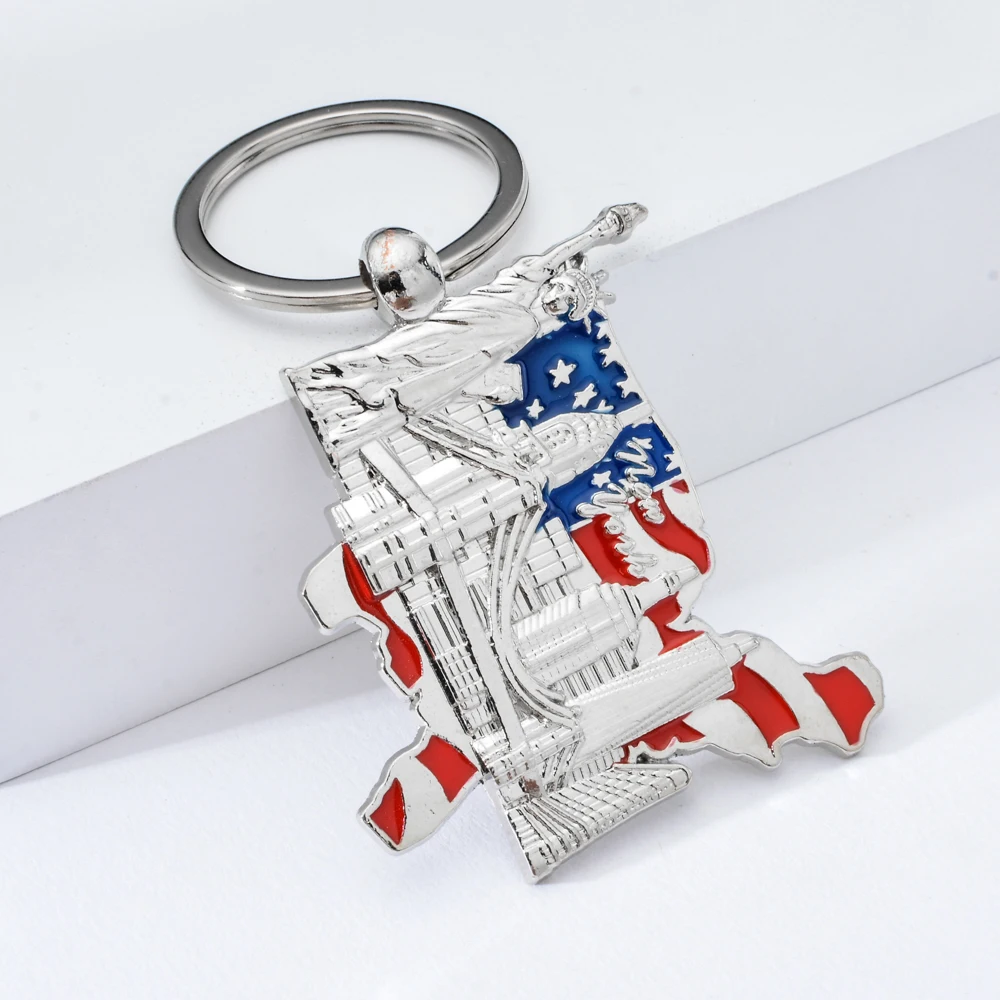 Vicney Новое прибытие Нью Йорк путешествия сувенир брелок цинковый сплав Статуя