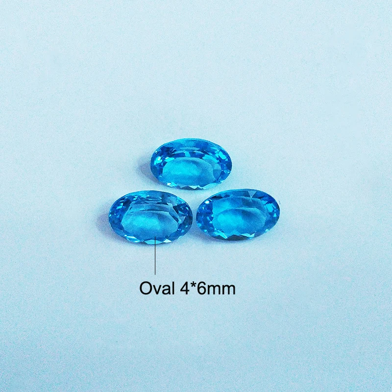 FFGems Природный Швейцарский Голубой Топаз Аквамарин неоправленный