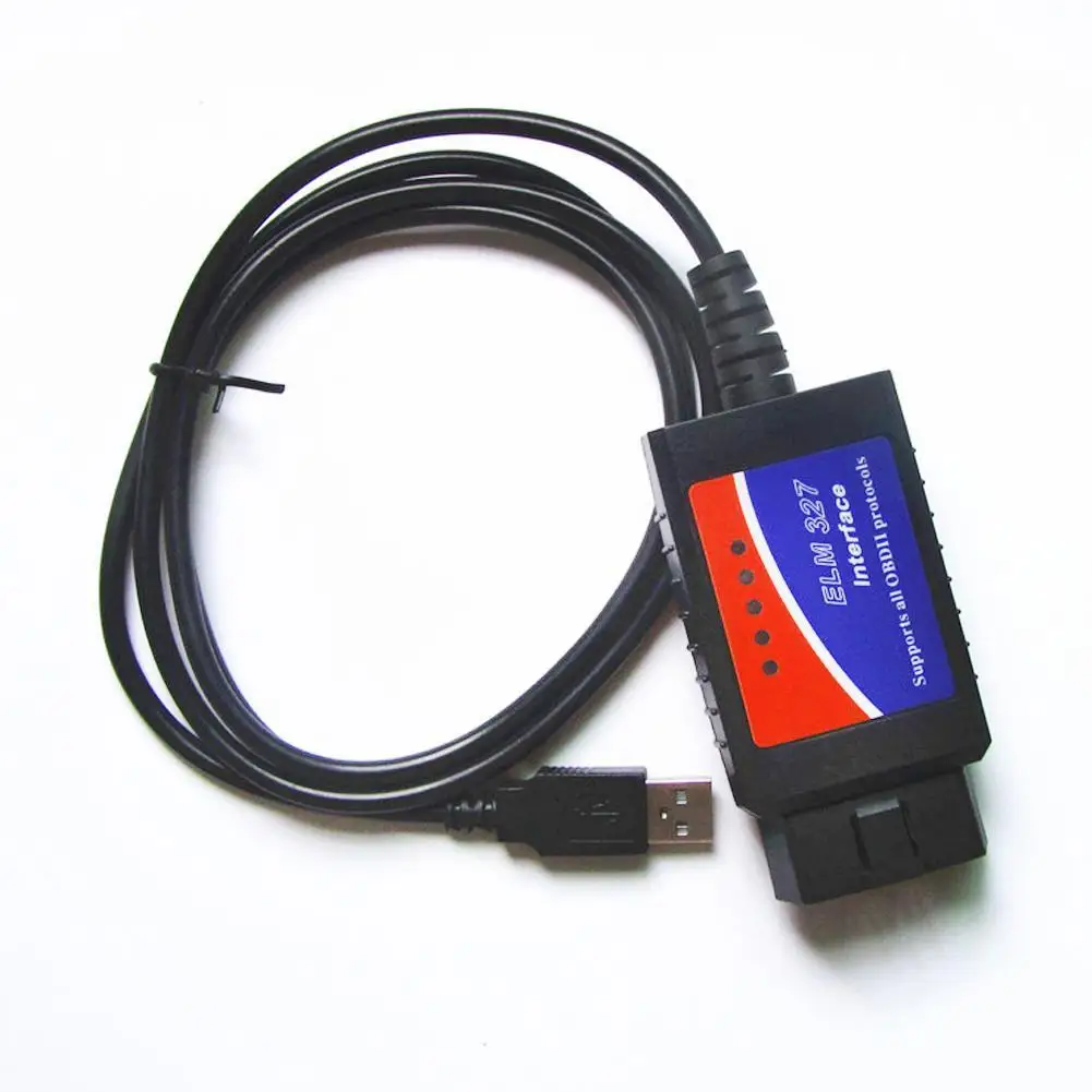 Сканер автомобильный диагностический интерфейс сканер ELM327 USB поддерживает все