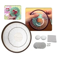 brooch kit diy hand made durable rosette making tool with 2 different sizes ornament patchwork maker aw