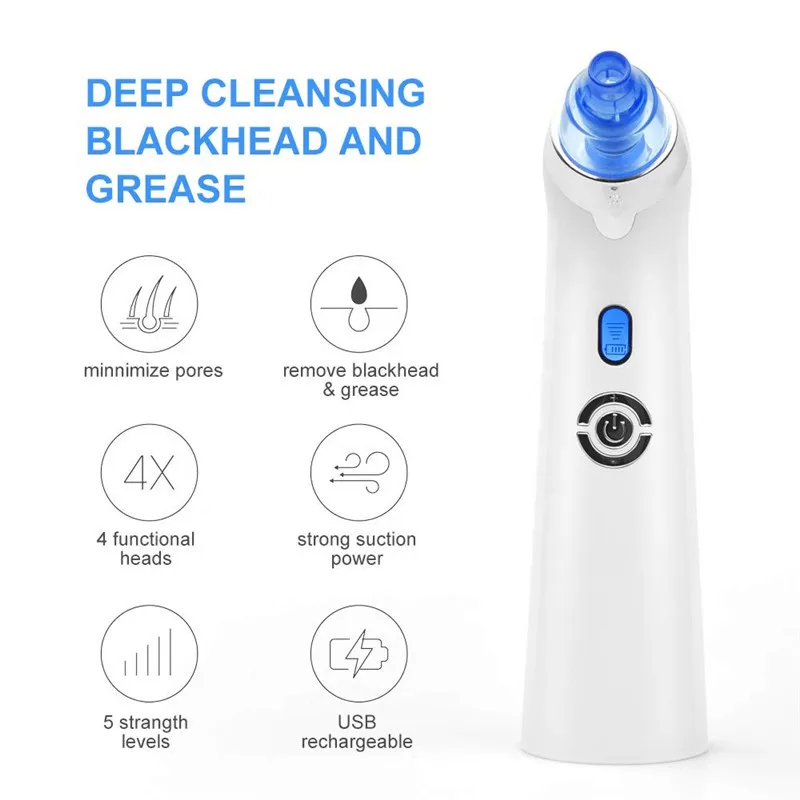 Вакуумный прибор для удаления черных точек на лице с ЖК-дисплеем | Красота и