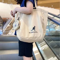 fashion khaki bag womens nylon handbags shoulder goy tote school single sided shopping bag purse wallet kangol bags shoulder