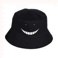 men and women anime assassination classroom panama bucket hat summer sport cap sun visor fishing casual solid color hats