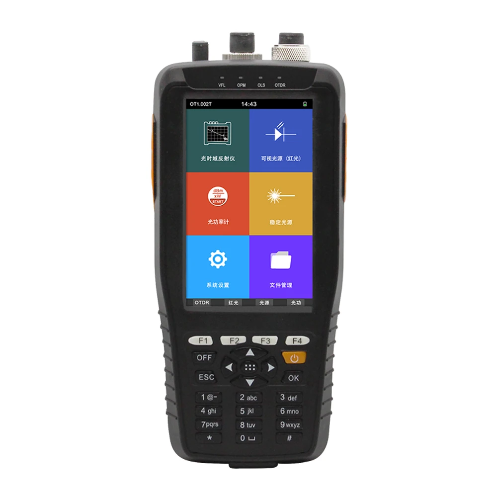 Интеллектуальный удобный OTDR 1310 1550nm с VFL/OPM/OLS сенсорный экран Тестер оптический