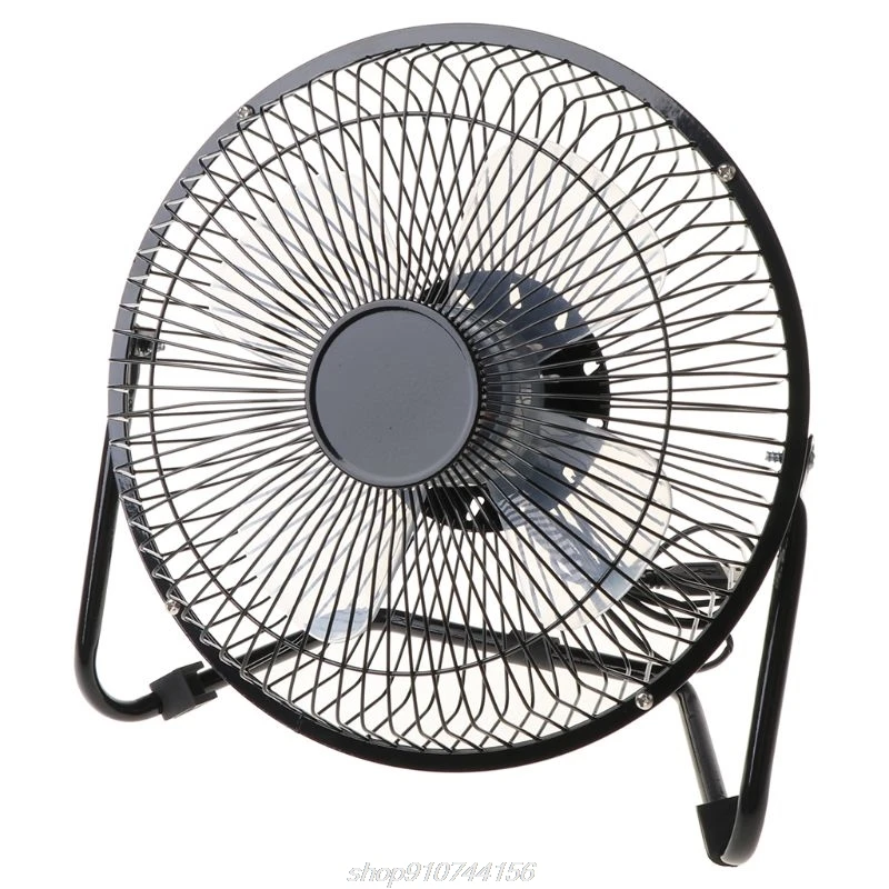Портативный USB-вентилятор с 2 скоростями металлический 8 дюймов | Бытовая техника