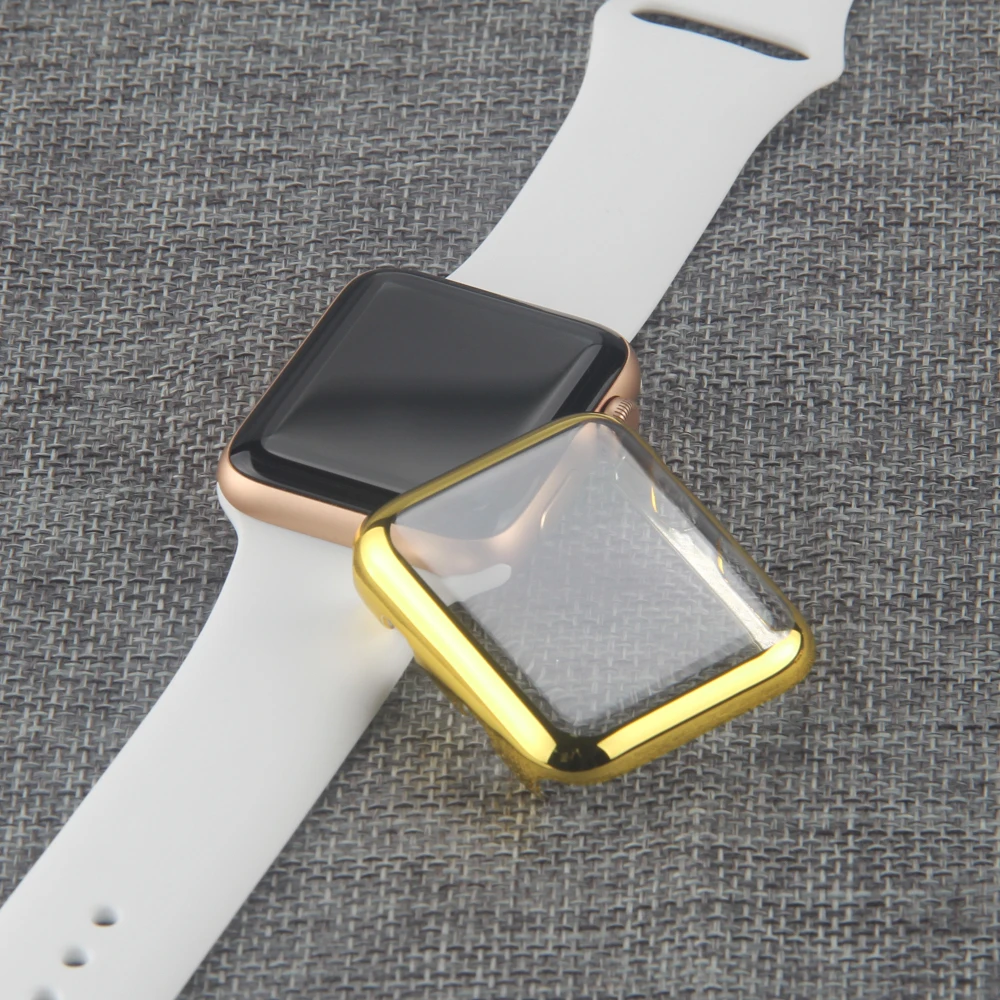 Защитный чехол для Apple Watch 38 мм 42 защитный ПК с защитой экрана универсальная