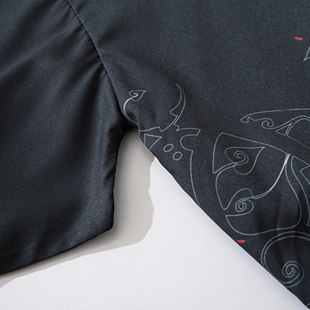 Camisa Masculina 2020 летнее японское кимоно с пятью точками мужская и женская накидка
