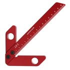 Деревообрабатывающий измерительный инструмент, линейка из алюминиевого сплава, линейка для столярных работ, угломер 4590 градусов