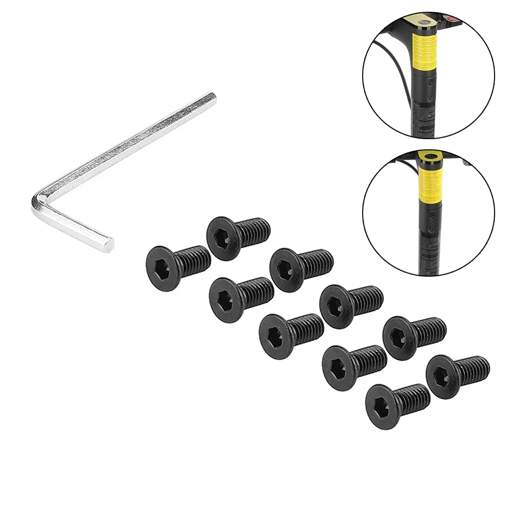 

10Pcs Screw Essential Fit For Xiao-Mi M365 1S Handle Hex Metal Protable