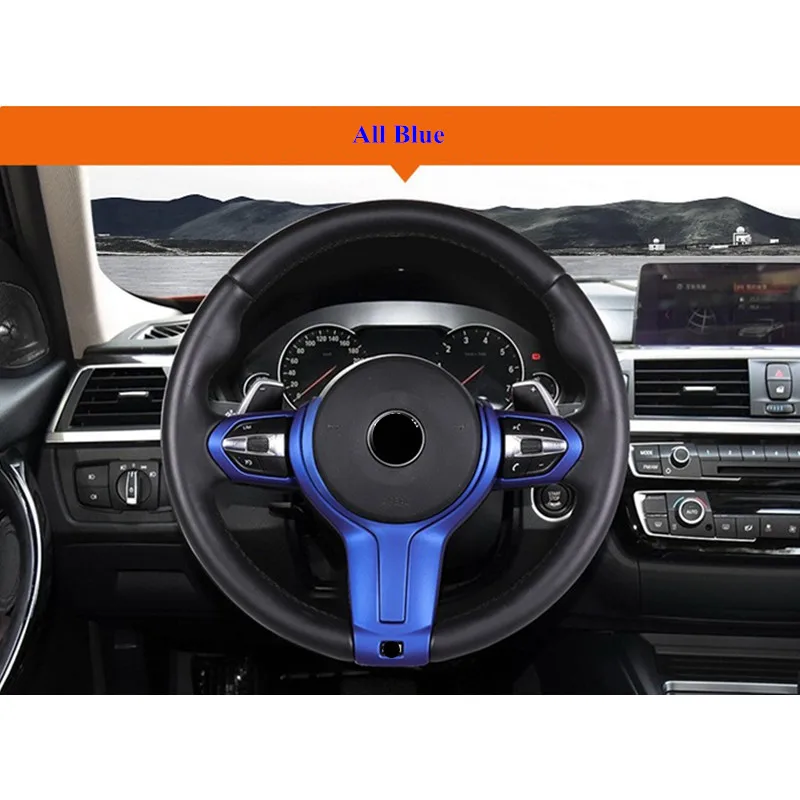 Автомобильная накладка на руль из углеродного волокна для BMW 1 2 3 4 M комплект